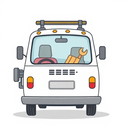 Service van illustration
